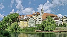 Neckarfront, Tübingen 1. August 2016