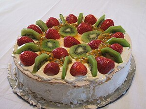 Pavlova, marenkikakku.