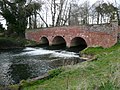 Bridge over the River Wensum outside the village