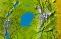 Topografía del lago Victoria.