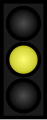 Yellow traffic light