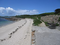 Appletree Bay på huvudön Tresco.