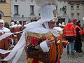 Der Morlanwelz-Karneval mit der originalen Karnevalsfigur Gille aus dem Karneval der Nachbarstadt Binche.