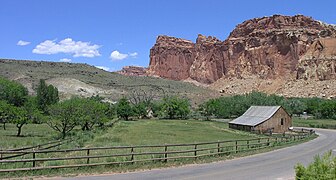 Gifford Ranch à Capitol Reef (Utah).