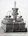 Perfume fountain for the Dutch contribution to the نمایشگاه سده در ۱۸۷۶