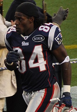 Branch met de Patriots in 2011.