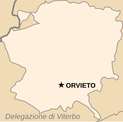 Delegazione di Orvieto – Mappa