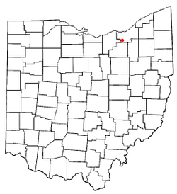 Location of Strongsville in Ohio