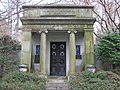 Het mausoleum van Max Reinhardt in Westchester Hills Cemetery