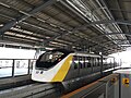 Innovia Monorail 300 rolling stock used on the Yellow line, at Si Kritha station