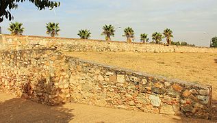 Zona interior de la muralla próxima a Puerta de Palmas