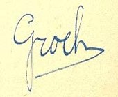 signature de Grock