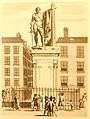 Place des Victoires – Statue des General Desaix von Claude Dejoux, 1810 aufgestellt, 1814 entfernt