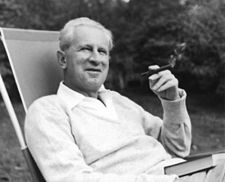 O filosofo y sociologo estausunidense Herbert Marcuse, en una imachen de 1955.