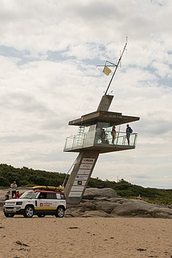 Livräddarna i Tylösand bild på livräddartornet