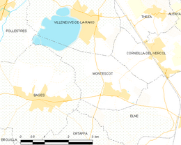 Montescot - Localizazion