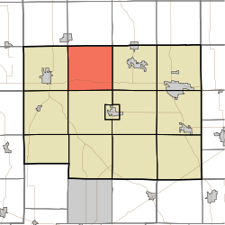 Location in Noble County