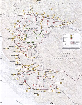 Plány operace Oluja Síly:      Chorvatsko      RSK      Bosna a Hercegovina