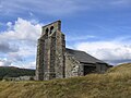 De kapel van Saint Antoine op de rots boven Murat