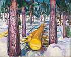 El tronco amarillo, 1912, Munch Museum, Oslo.