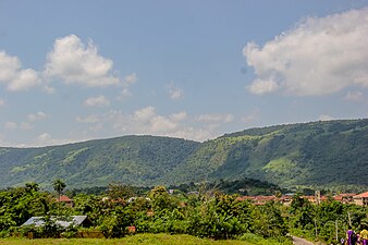 A section of the Efon ridge, part of the Okemesi fold belt