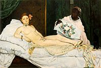 Olympia, 1863 Orsay museoa, Paris