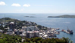 Pelabuhan Honiara Di Kota Port Moresby