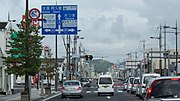 国道267号との分岐 鹿児島県薩摩川内市