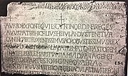 Epitaph des Königs Cunincpert aus der Basilika Santissimo Salvatore