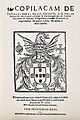 Compilaçam de Todalas Obras, Gil Vicente, 1562.