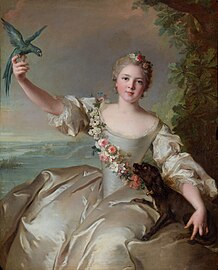 Mathilde de Canisy, marquise d'Antin (1738) Paris, Musée Jacquemart-André