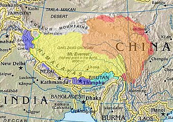 Tibet hawaykawsayman icha wiñay kawsayman kapuq suyukuna.