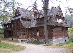 An exterior shot of Villa "Koliba"