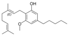 Strukturformel Cannabigerol Monomethylether