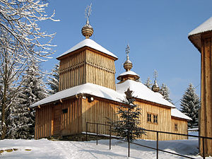 Дерев'яна церква в Кореївцях