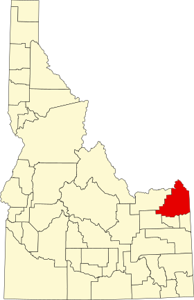 Localisation de Comté de Fremont(Fremont County)