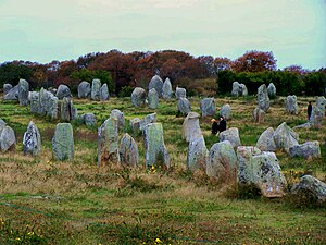 de Stiennen fan Carnac yn Bretanje