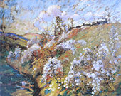 1912, Le Talus de chemin de fer, huile sur toile, 81 × 100 cm