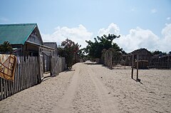 main road of Belo sur Mer