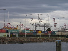 Coode Island viewed from the west