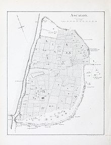 Map of the ruins of the ancient city