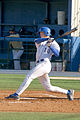 Image 13A batter follows through after swinging at a pitched ball. (from Baseball rules)