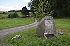 Gedenkstein für Walther von der Vogelweide in der Wüstung Walthers zwischen Allentsteig und Zwettl