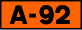 Autovía A-92 shield}}