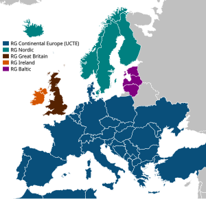 The synchronous grids of Europe