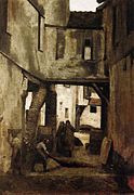 Les Tanneries de Mantes, 1873 Musée du Louvre, Paris.