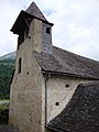 Chapelle d'Orcun clocher, décor intérieur, mur