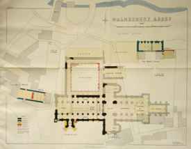 Ground plan of the abbey