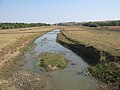 Râul Bârlad în dreptul localităţii Gefu