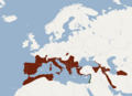 Aire de répartition du Rhinolophe euryale